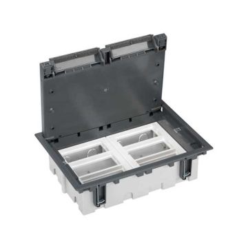 Caja suelo pavimento regulable 6 mód.gr.