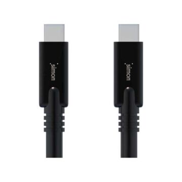 Cable usb 3.1 c - usb c negro 1m