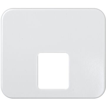 Placa para tomas telefónicas con conectores rj11 y rj12 blanco simon 75