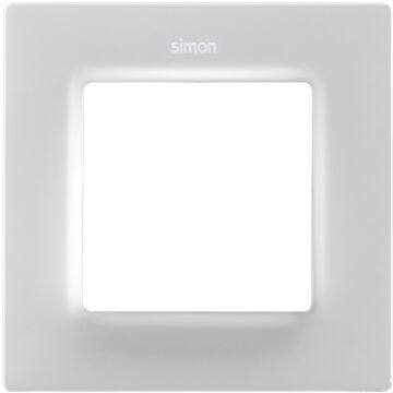 Marco para 1 elemento blanco mate simon 82 concept