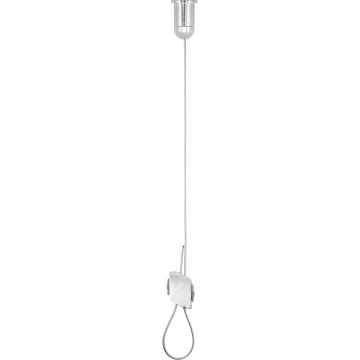 Accesorio para el montaje en suspensión de las luminarias de la gama decorativo interior led de prilux. consta de un cable de acero de ø1,5mm de diáme