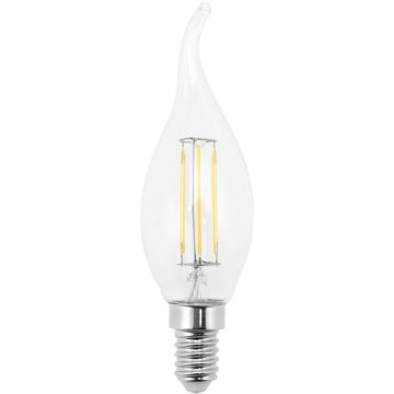 Lámpara led fisense flame smart de 4w de potencia a 230v ac, con un flujo de 403lm 2700k. casquillo e14 y forma de vela. mide ø35 x 123mm. ofrece un 9
