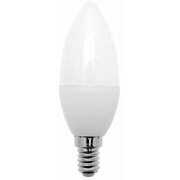 Lámpara led essense flame basic con forma de vela, de 5w de potencia a 230v ac, con un flujo de 501lm y 4000k. casquillo e14. aporta un ahorro en el c