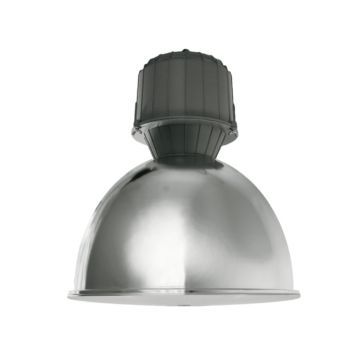 Luminaria zamora halogenuro metálico 400w gris e40 cromo