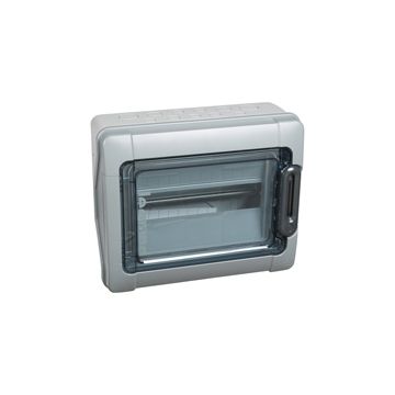 Caja modular estanca plexo³ - ip 65 - ik 09 - 1 fila de 12 módulos