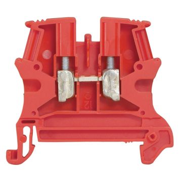 Borna viking 3 con tornillo - 1 unión - 1 entrada/1 salida - rojo - paso 6