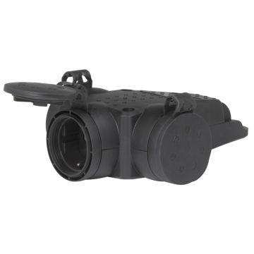 Base múltiple móvil de alta resistencia 3x2p+t 16a. ip44. material caucho. con tapas de protección y manguito para insertar clavijas