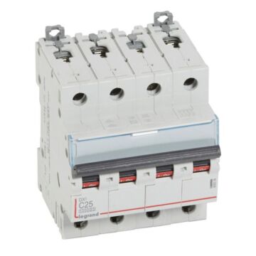 Magnetotérmico dx³ 10000/16ka - 4p - 400 v~ - 25a - curva c