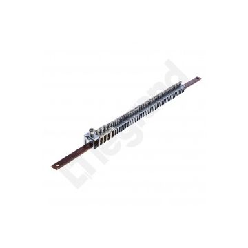 Barra plana de cobre xl³ 400 - 12x4 con estribos- l. 455mm