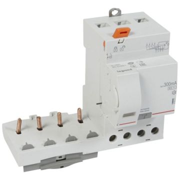 Bloque diferencial adaptable dx³ -4p-230/400 v~-63 a- 300 ma - tipo ac selectivo- 3 módulos