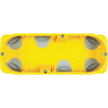 Caja de empotrar para tabique hueco. 6 módulos