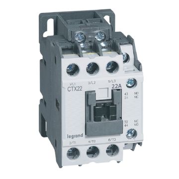 Contactores tripolares ctx³ 22 - 22a - 230 v~ - 1 na + 1 nc - bornas con tornillo