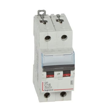 Magnetotérmico dx³ 6000/10 ka - 2p - 230/400 v~ - 16a - curva c