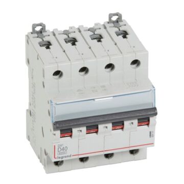 Magnetotérmico dx³ 6000/10 ka - 4p - 400 v~ - 40a - curva d