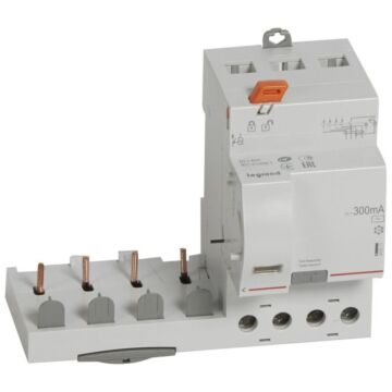 Bloque diferencial adaptable dx³ -4p-230/400 v~-40 a- 300 ma - tipo ac - 3 módulos