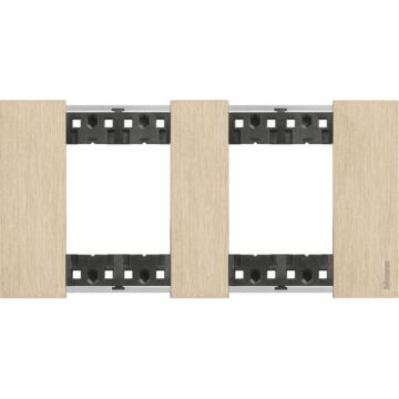 Placa embellecedora living now de color oro - 2x2mod