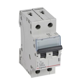 Magnetotérmico tx³ - 2p - 230/400 v~ - 20a - curva c - 2 módulos