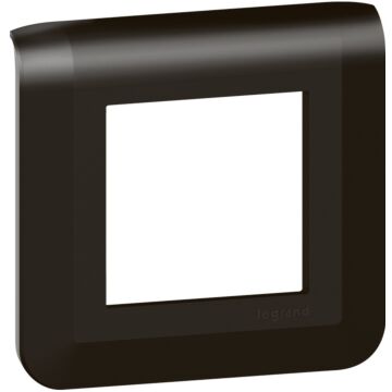 Placa mosaic - 2 módulos - negro mate