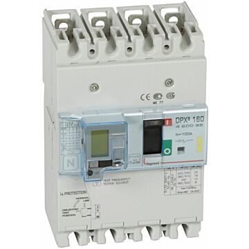 Automático mccb dpx³ 160 - magnetotérmico diferencial -- 4p - icu 16 ka (400 v~) - in 100a