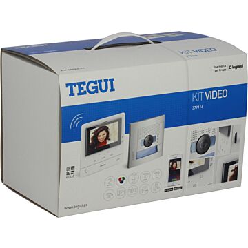 Kit vídeo 1 vivienda 2 hilos, placa sfera new y monitor manos libres classe 100 conectado