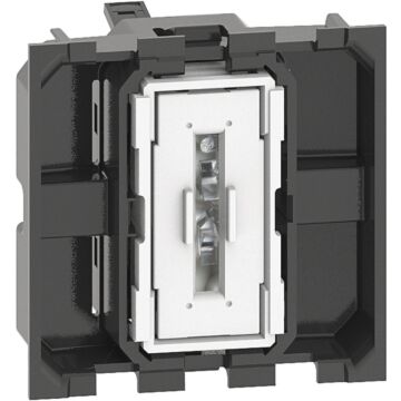 Conmutador living now iluminable - 10 ax-250 vca - 2 módulos