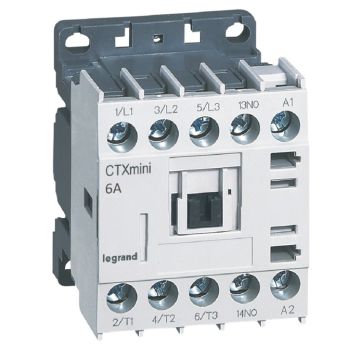 Minicontactor ctx³ 3p 6a + contacto auxiliar 1na - 230 v~