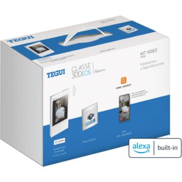 Kit manos libres unifamiliar con classe 300eos with netatmo acabado en blanco y placa exterior sfera new