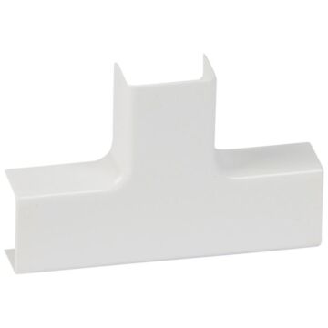Derivación en t plana - para moldura dlplus 20x12,5 - blanco