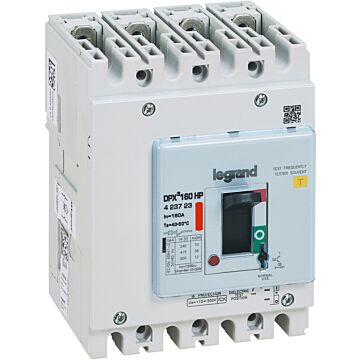 Interruptor de caja moldeada dpx³ 160 hp - magnetotérmico+dif - 3p - 50ka - 160a