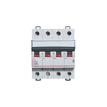 Magnetotérmico dx³ 10000/16ka - 4p - 400 v~ - 32a - curva c
