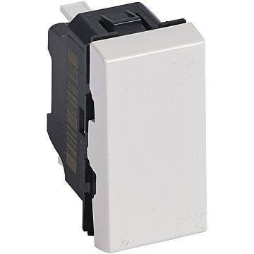 Conmutador mosaic easyled - 1 módulo - 10ax - blanco