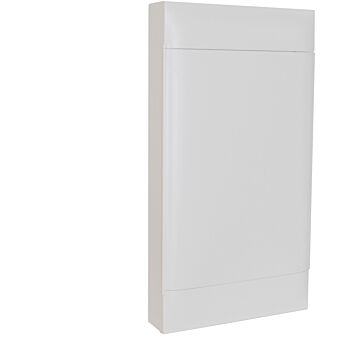 Caja superficie practibox s puerta lisa 4x18mod