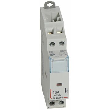 Contactor con bobina 230 v~ - 2p - 250 v~ - 16a - nc+na - 1 módulo