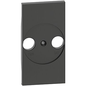 Frontal adaptador universal bases de televisión living now - dark - 2 módulos
