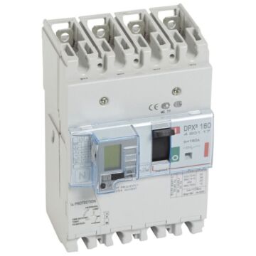 Automático mccb dpx³ 160 - magnetotérmico diferencial - 4p - 36ka - 160a