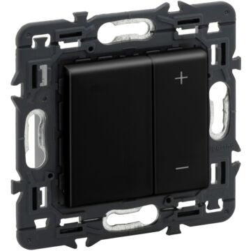 Regulador universal con pulsador valena - 3 hasta 400w - dark