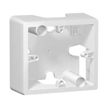 Caja saliente 1 puesto para montaje horizontal galea