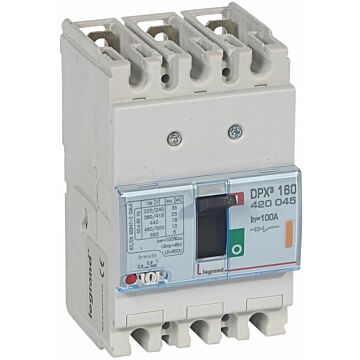 Automático mccb dpx³ 160 - magnetotérmico - 3p - icu 25 ka (400 v~) - in 100a