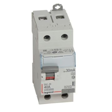 Interruptor diferencial dx³ - 2p- 230v~-40a - tipo a - 30ma - 2 módulos