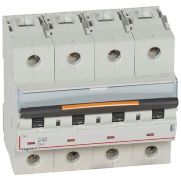 Magnetotérmico dx³ 25ka - 4p- 400v~ - 40a - curva c