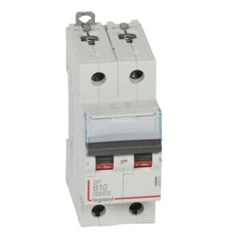 Magnetotérmico dx³ 6000/10 ka - 2p - 230/400 v~ - 10a - curva b