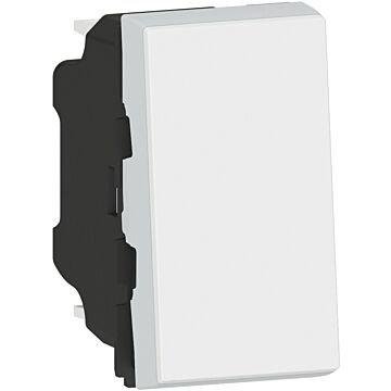Pulsador mosaic easyled - 1 módulo - 6a - blanco
