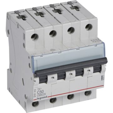 Mcb tx³ 6000a 4 polos 50a curva c