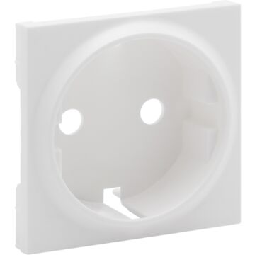 Frontal niloé step - base de corriente 2p+t - blanco mate