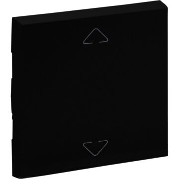 Tecla niloé step - doble - mecanismos para toldos y persianas - negro mate