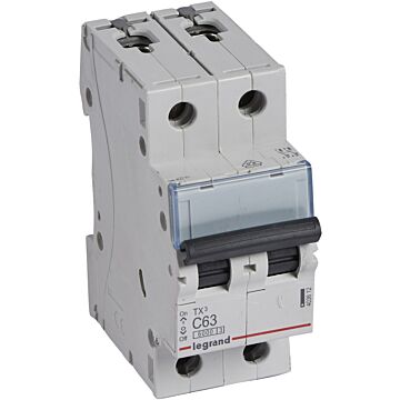 Mcb tx³ 6000a 2 polos 63a curva c