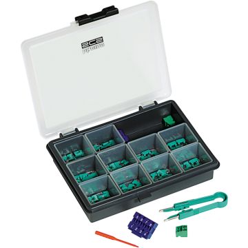 Maletín con configuradores de marcaje digital de «0» a «9»