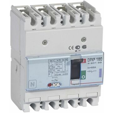 Automático mccb dpx³ 160 - magnetotérmico - 4p - icu 50ka (400 v~) - in 63a
