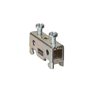 Borna viking 3 con tornillo - 1 unión - bloque desnudo - pie metálico - paso 15