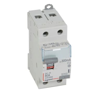 Interruptor diferencial dx³ - 2p- 230v~-80a - tipo ac - 300ma - 2 módulos
